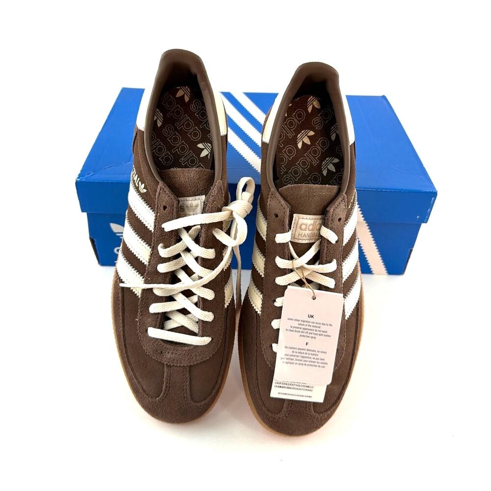 Adidas Women's Brown Handball Spezial Sneakers Shoes Size 8.5 - Picture 6 of 14